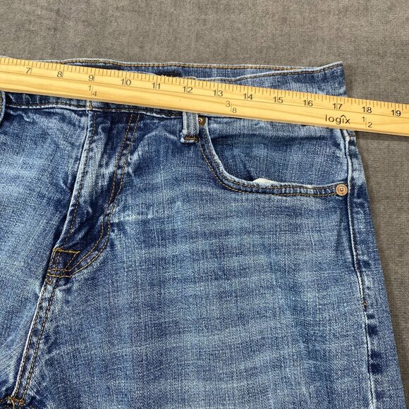 Lucky Brand Mens 221 Straight Fit Jeans Size 34x30 Medium Wash Blue Denim - Picture 11 of 15